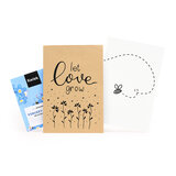 Zaden in kraft zakje - Let love grow - Hoofdfoto