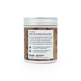 Fijne kerst en een gelukkig nieuwjaar - Chocolademelk in tas met mini garde // Mijksje