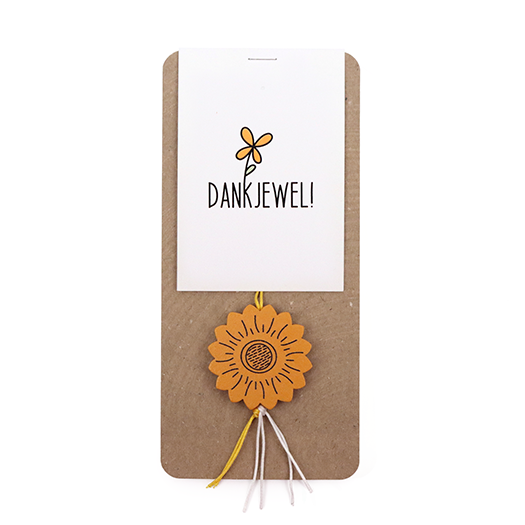 Dankjewel - Gelukshanger in buidel 