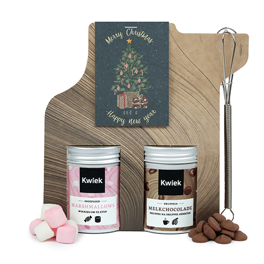 Merry Christmas and a happy new year - Chocolademelk met mini marshmallows en garde  // Mijksje