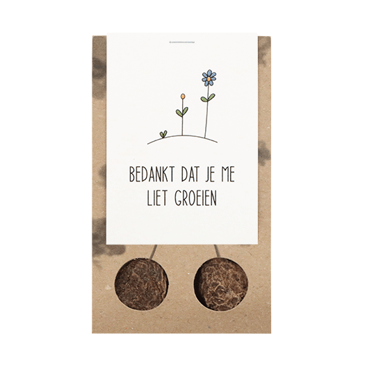 Bedankt dat je me liet groeien - Bloembollen in buidel // Eef