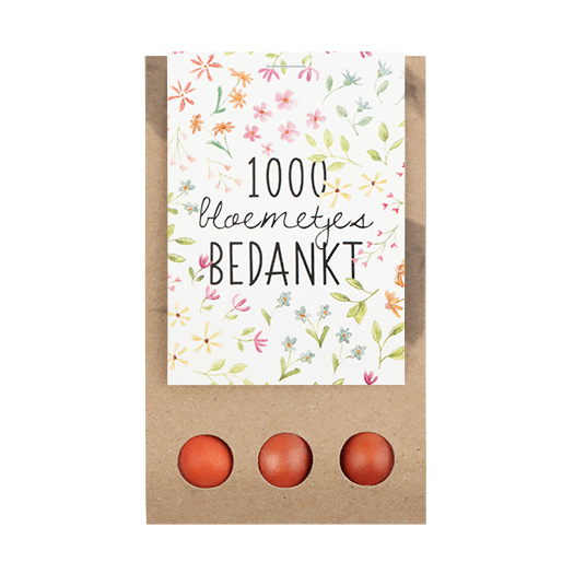 1000 bloemetjes bedankt - Bloembollen in buidel // Mijksje