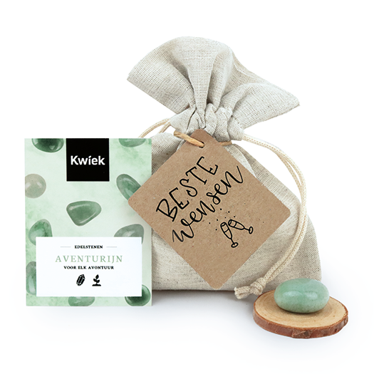Beste wensen - Edelsteen in linnenzakje // Maartje