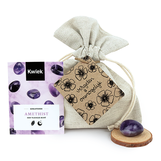 Vergeten is onmogelijk - Edelsteen in linnenzakje // Maartje