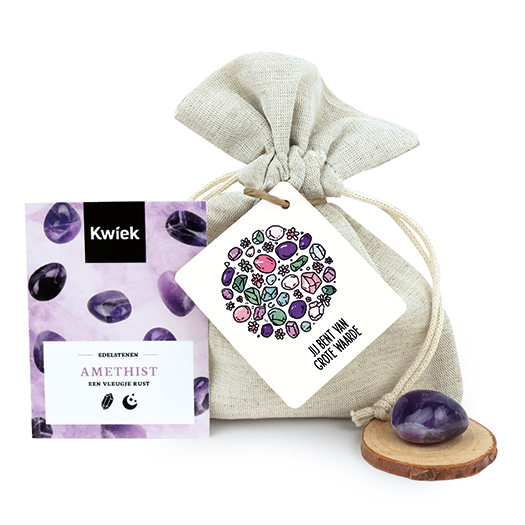 Jij bent van grote waarde - Edelsteen in linnenzakje // Maartje