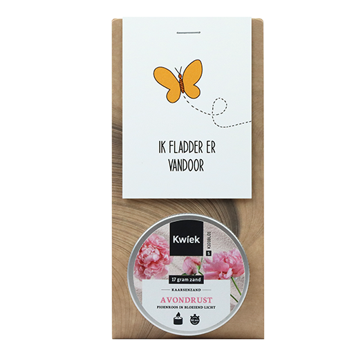 Ik fladder er vandoor - Kaarsenzand in buidel // Eef