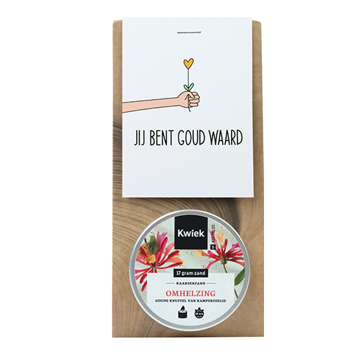 Jij bent goud waard - Kaarsenzand in buidel // Eef