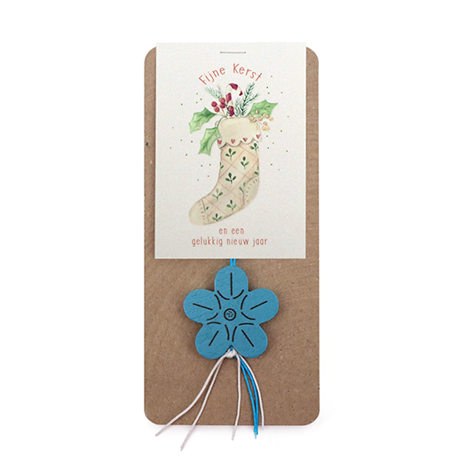 'Gelukshanger in buidel - Fijne kerst en een gelukkig nieuwjaar - Hoofdfoto' 