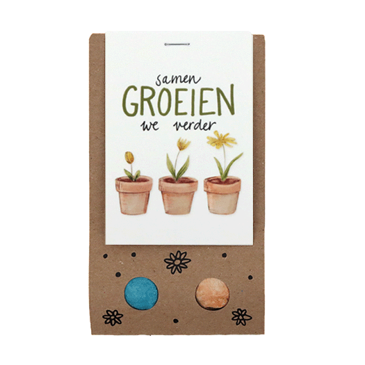 Zaadbommetjes in buidel - Samen groeien we verder - Hoofdfoto