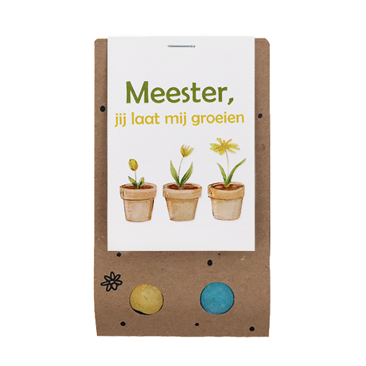 Zaadbommetjes in buidel - Meester, jij laat mij groeien - Hoofdfoto