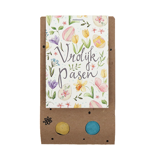 Zaadbommetjes in buidel - Vrolijk Pasen - Hoofdfoto