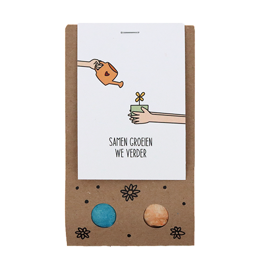 Zaadbommetjes in buidel - Samen groeien we verder - Hoofdfoto