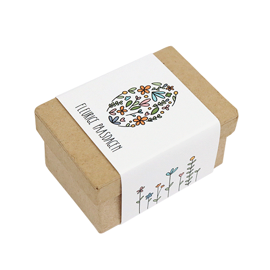 Zaadbommetjes in papier mach&eacute; doosje - Fleurige paasdagen - Hoofdfoto