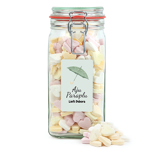 SnoepPot Suikerhartjes - Aju paraplu - Hoofdfoto