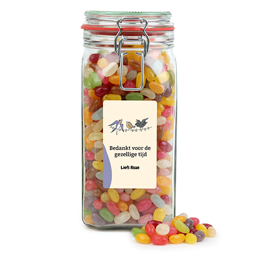 SnoepPot Jelly beans - Bedankt voor de gezellige tijd - Hoofdfoto