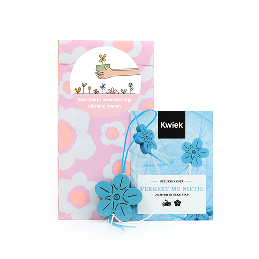 Gelukshanger in cadeauzakje - Een zakje waardering - Hoofdfoto