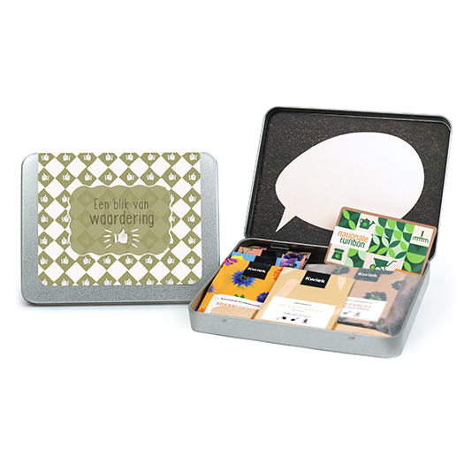 Geschenkenblik voor Nationale Tuinbon Giftcard - Een blik van waardering - Hoofdfoto