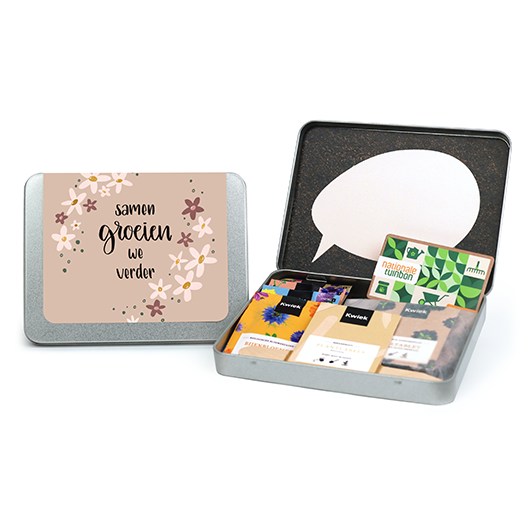 Geschenkenblik voor Nationale Tuinbon Giftcard - Samen groeien we verder - Hoofdfoto
