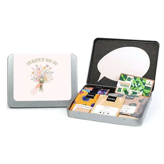 Geschenkenblik voor Nationale Tuinbon Giftcard - Een bloemetje voor jou - Hoofdfoto