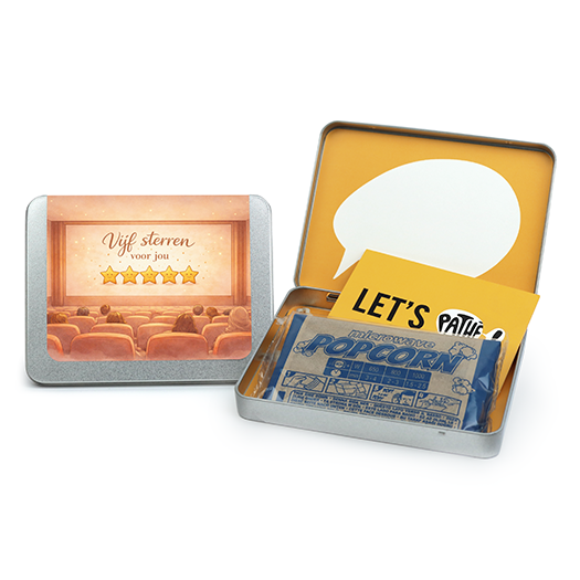 Geschenkenblik voor Pathe Giftcard - Vijf sterren voor jou - Hoofdfoto