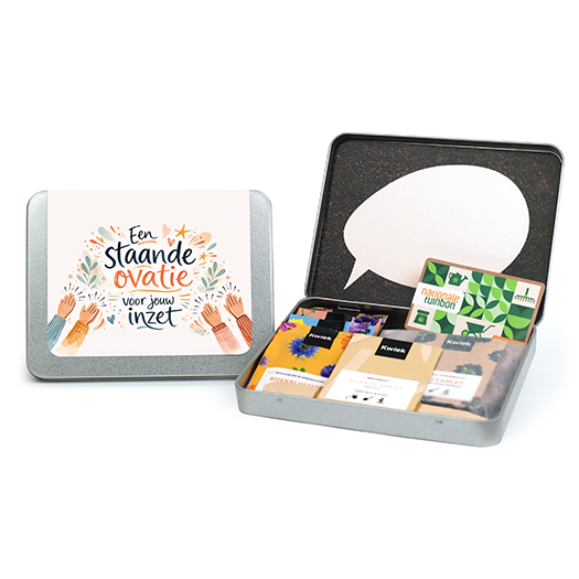 Geschenkenblik voor Nationale Tuinbon Giftcard - Een staande ovatie voor jouw inzet - Hoofdfoto