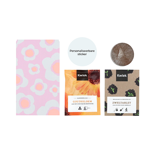 Jij laat mij groeien - zaden in cadeauzakje
