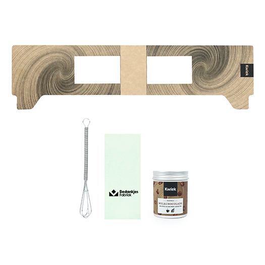 Love is sweet - Chocolademelk in tas met mini garde // Maartje