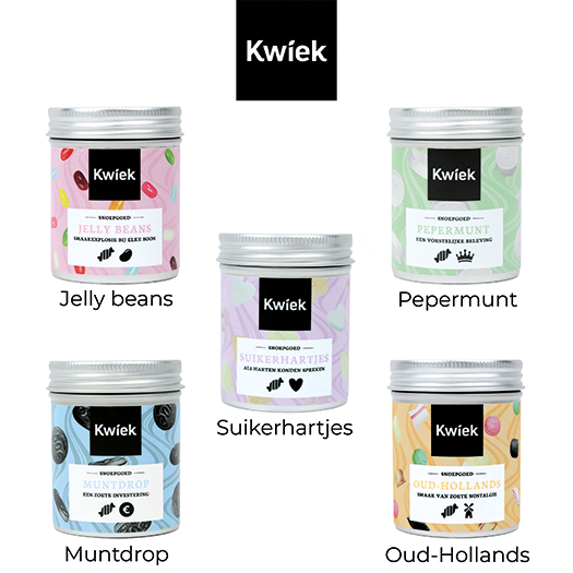 Leuk dat je er bij was! -  snoeptas met blikje snoep // Eef