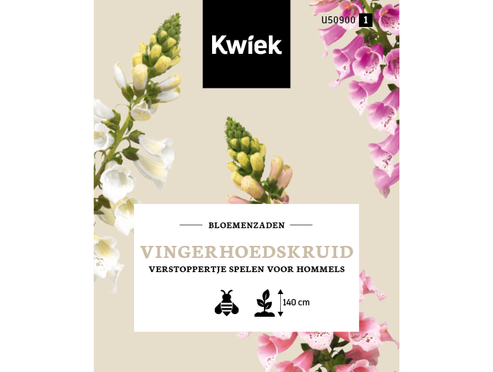 Vingerhoedskruid - Kwiek Uitdeel zakjes (op = op)