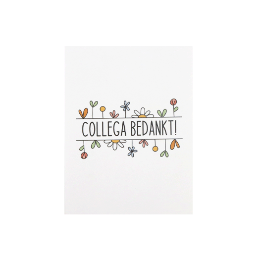 Collega bedankt - Traktatie zaden in bioplastic zakje