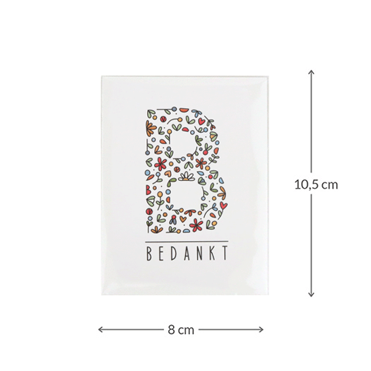 Bedankt - Traktatie zaden in bioplastic zakje