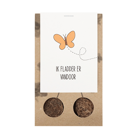 Ik fladder er vandoor&nbsp;- Bloembollen in buidel // Eef