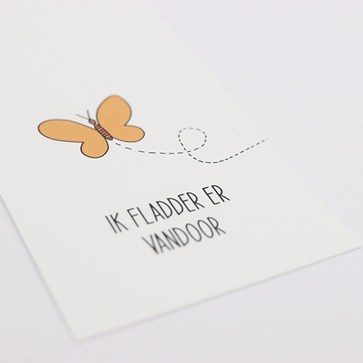 Ik fladder er vandoor&nbsp;- Bloembollen in buidel // Eef