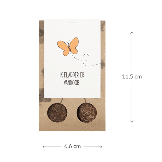 Ik fladder er vandoor&nbsp;- Bloembollen in buidel // Eef