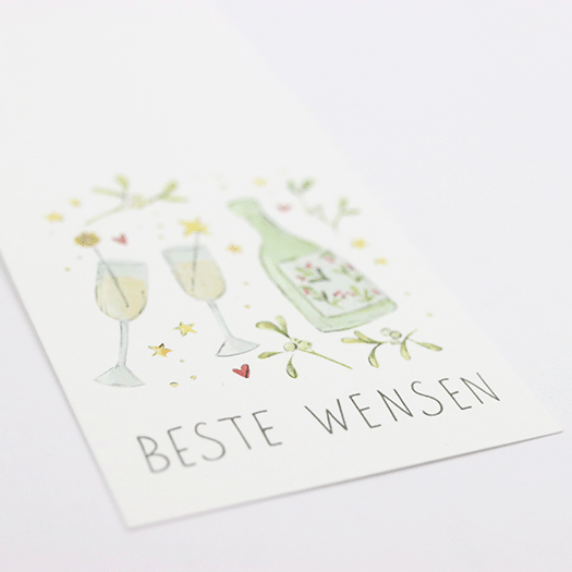 Beste wensen - Bloembollen in buidel // Mijksje