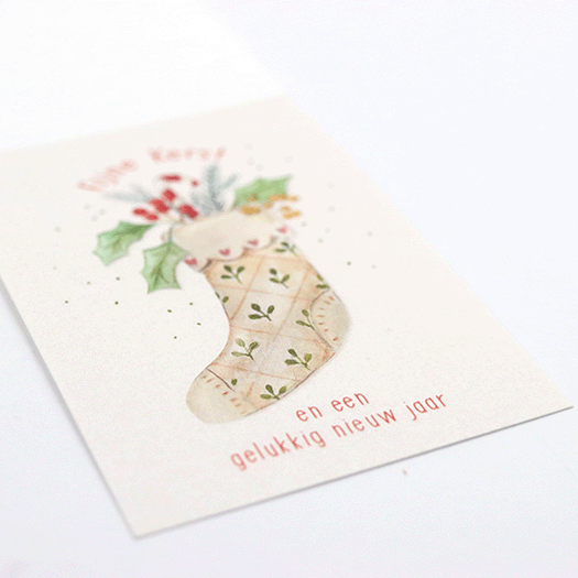 Fijne kerst - Bloembollen in buidel // Mijksje