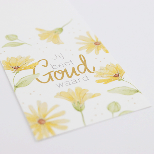 Jij bent goud waard - Bloembollen in buidel // Mijksje