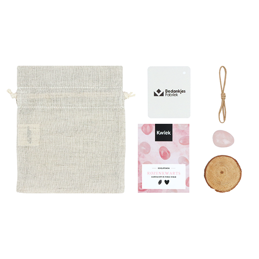 Bedankt voor de goede zorg - Edelsteen in linnenzakje // Maartje
