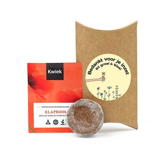 Bedankt voor je inzet - Zaden in gondeldoosje // Lane