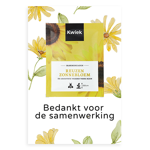 Bedankt voor de samenwerking - zaden op kaart // Lane