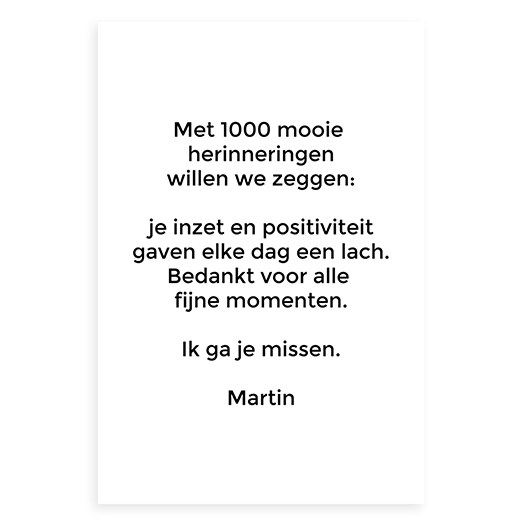 Vergeet me niet - zaden op kaart // Lane