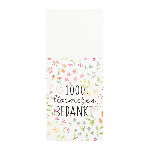 1000 bloemetjes bedankt - Bloembollen in buidel // Mijksje