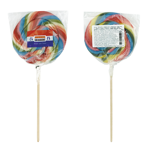 Jij bent een topper - Lolly met gepersonaliseerde sticker