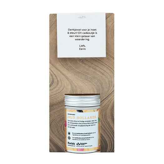 Lekker bezig - Snoeptas met blikje snoep // Mijksje