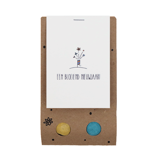 Zaadbommetjes in buidel - Een bloeiend nieuwjaar - Hoofdfoto