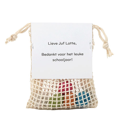 Bedankt - Zaadbommetjes in netzakje // Eef