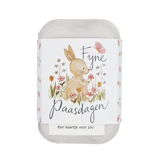 Zaadbommetjes in eierdoosje - Bovenaanzicht wikkel