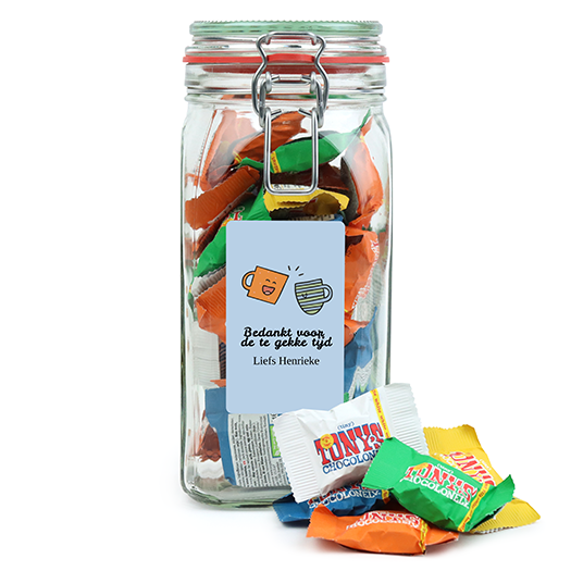 SnoepPot Tiny Tony Chocolonely - Bedankt voor de te gekke tijd - Hoofdfoto