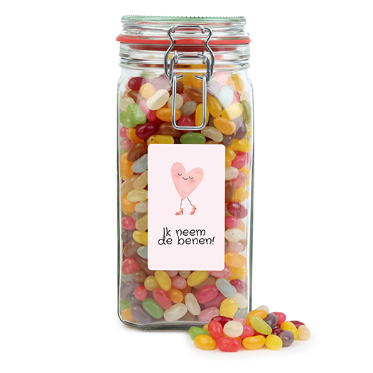 SnoepPot Jelly beans - Ik neem de benen - Hoofdfoto