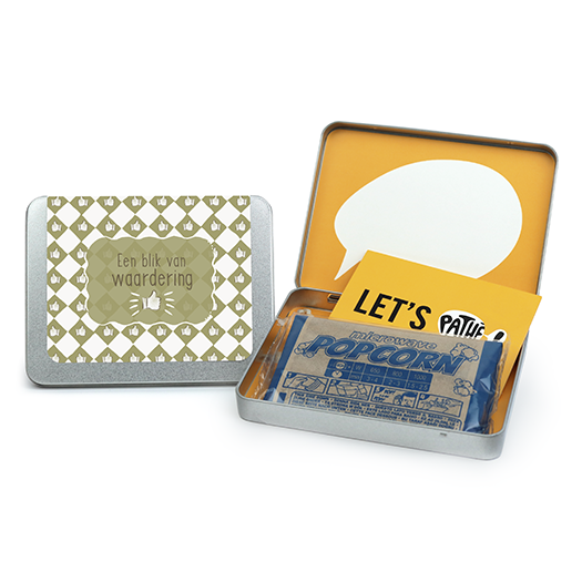 Geschenkenblik voor Pathe Giftcard - Een blik van waardering - Hoofdfoto